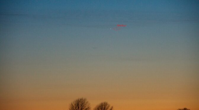 Abendsichtbarkeit des Merkur
