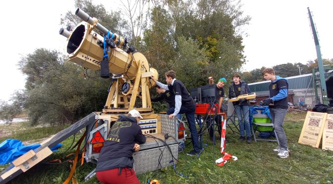 Preisgekröntes Schüler-Riesen-Teleskop RAMOTS kommt nach Lübeck